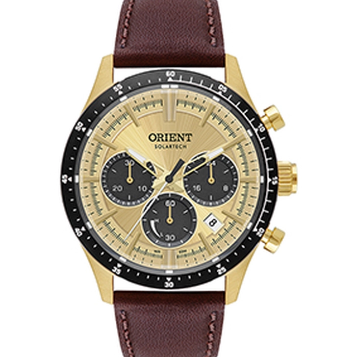 Orient Solartech Cronografo Sport MGSCC011 dourado