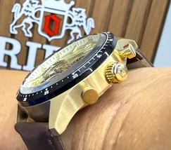 Orient Solartech Cronografo Sport MGSCC011 dourado - imagem 4