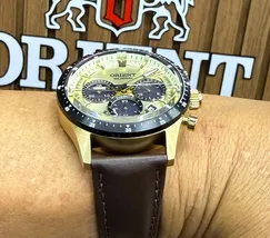 Orient Solartech Cronografo Sport MGSCC011 dourado - imagem 5