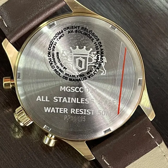 Orient Solartech Cronografo Sport MGSCC011 dourado