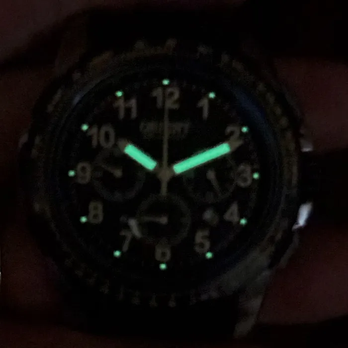 Orient Solartech Cronografo Sports Pilot MBSNC007 Preto