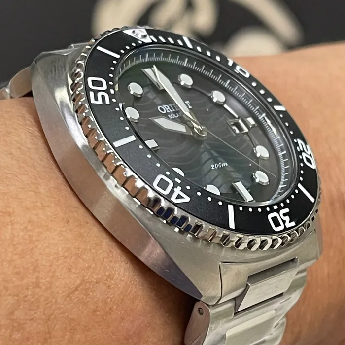 Relógio Orient Solartech Sports Diver MBSS1471 Preto | Taniguchi Relógios