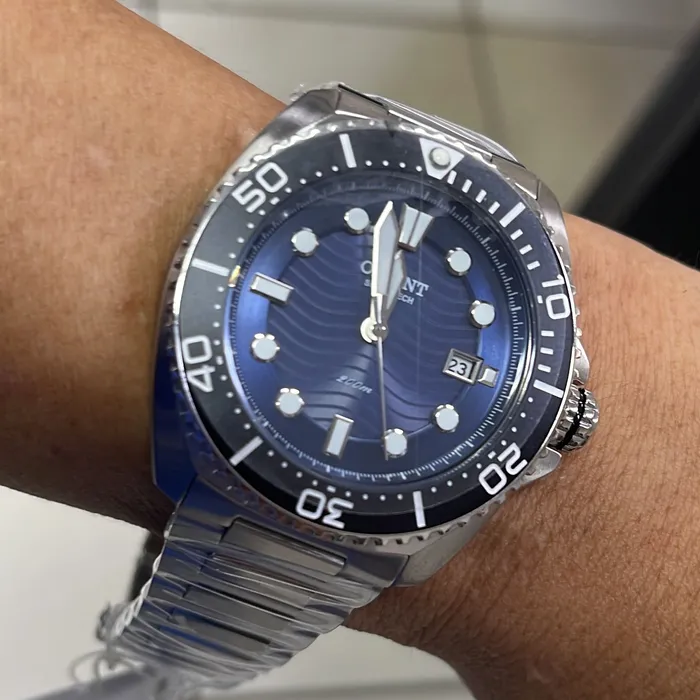 Relógio Orient Solartech Sports Diver MBSS1471 Azul | Taniguchi Relógios
