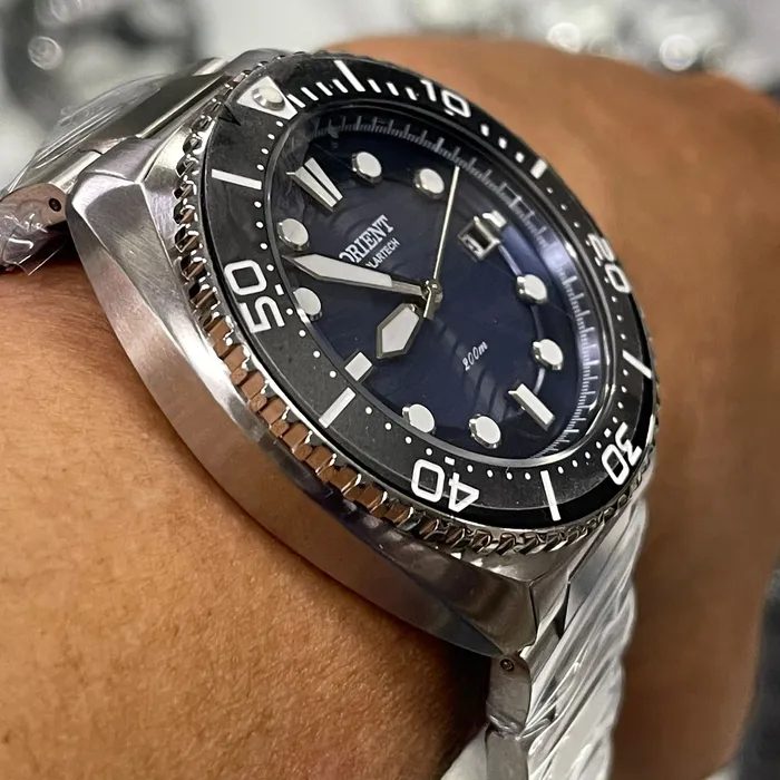 Relógio Orient Solartech Sports Diver MBSS1471 Azul | Taniguchi Relógios