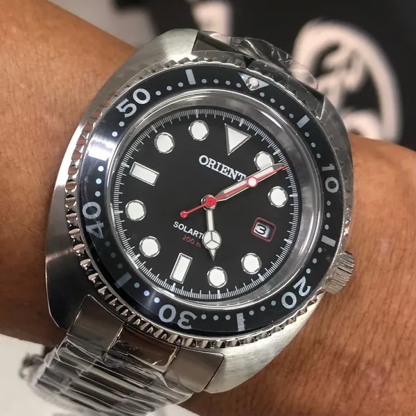 Orient Solartech Sports turtle Diver MBSS1444 Preto