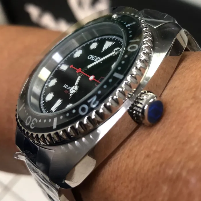 Orient Solartech Sports turtle Diver MBSS1444 Preto