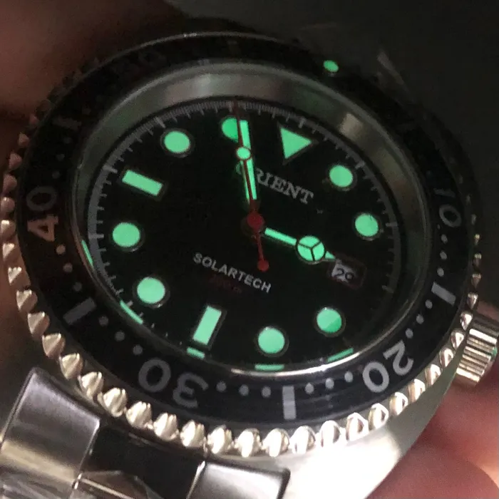 Orient Solartech Sports turtle Diver MBSS1444 Preto