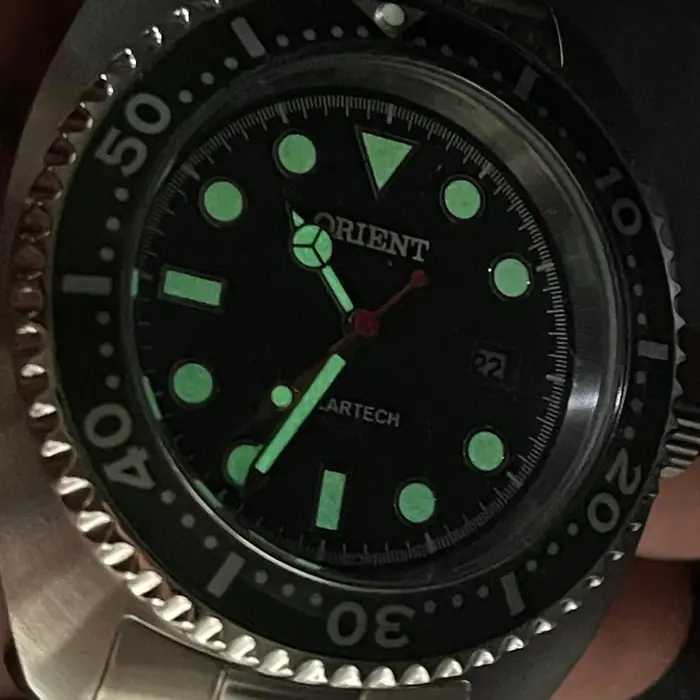 Orient Solartech Sports turtle Diver MBSS1445 Verde