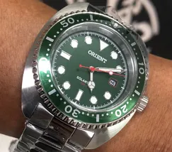 Orient Solartech Sports turtle Diver MBSS1445 Verde - imagem 1