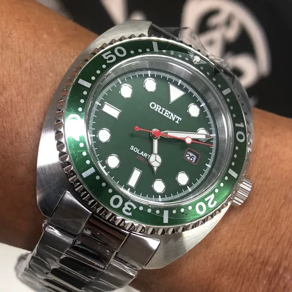 Orient Solartech Sports turtle Diver MBSS1445 Verde