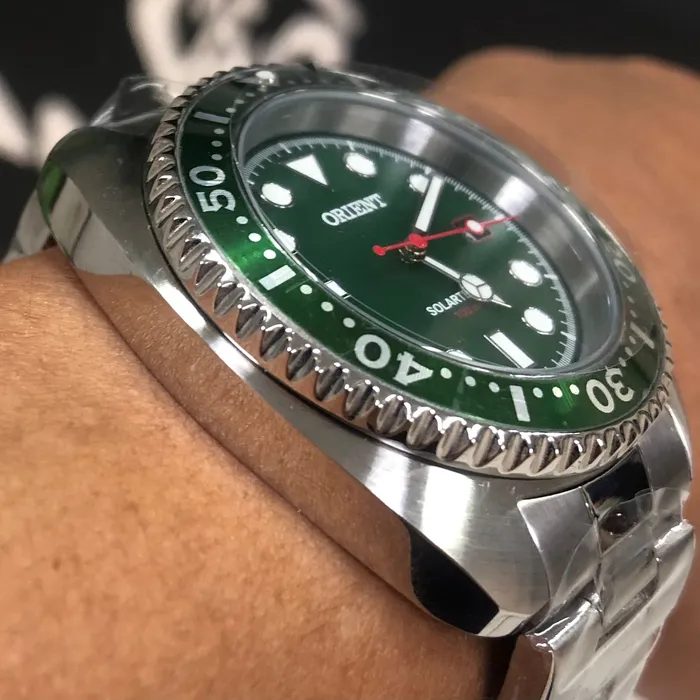 Orient Solartech Sports turtle Diver MBSS1445 Verde