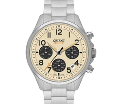 Orient Solartech Cronografo Sports Land MBSSC290 Creme - imagem 2