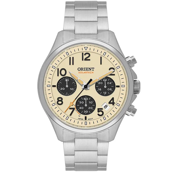 Orient Solartech Cronografo Sports Land MBSSC290 Creme