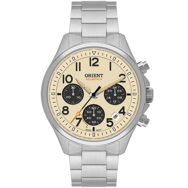 Orient Solartech Cronografo Sports Land MBSSC290 Creme