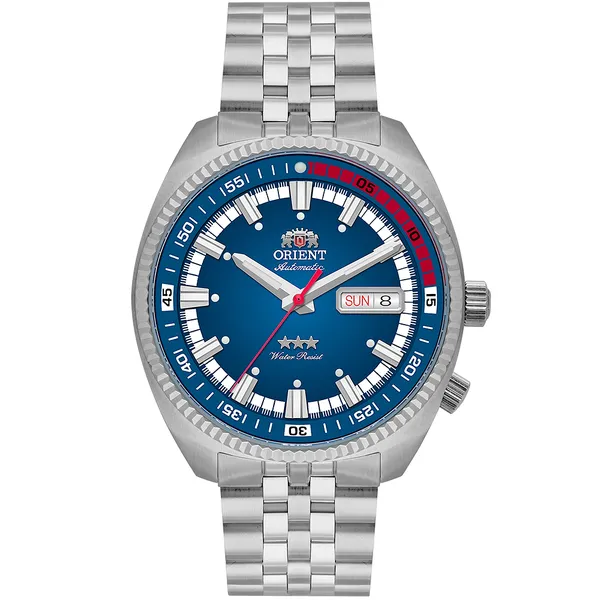 Orient 3 Estrelas Automático Heritage King diver 40 YN6SS028 azul