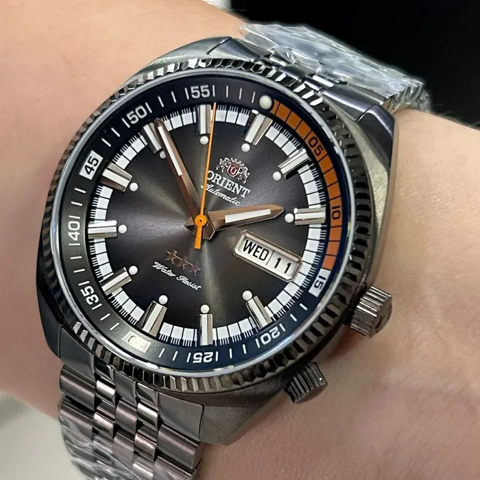 Orient King Diver Automático YN6PP028 G1GX Black - Safira | Taniguchi Relógios