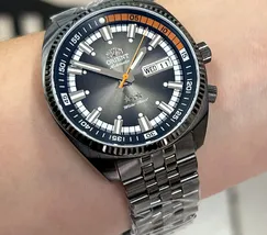 Orient King Diver Automático YN6PP028 G1GX Black - Safira | Taniguchi Relógios - imagem 5