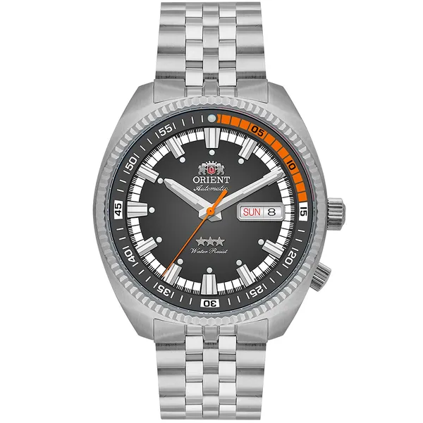 Orient 3 Estrelas Automático Heritage King diver 40 YN6SS028 grafite