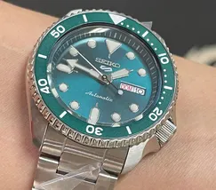 Seiko 5 Sports SRPD61 Automático Verde Esmeralda | Taniguchi Relógios - imagem 1