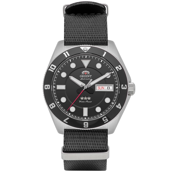 Orient 3 Estrelas Automático Sports Land YN6SN027 preto