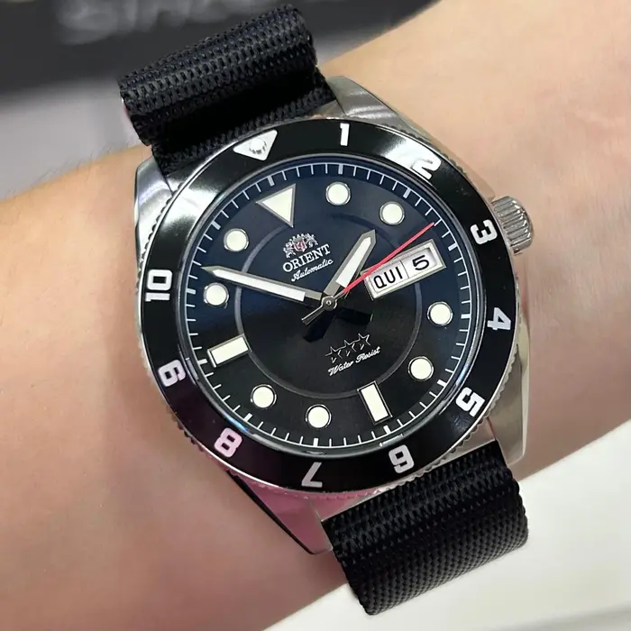 Relógio Orient Automático Sport Land YN6SN027 Safira | Taniguchi