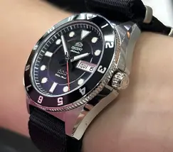 Relógio Orient Automático Sport Land YN6SN027 Safira | Taniguchi - imagem 4