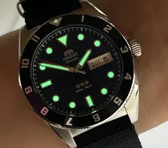 Relógio Orient Automático Sport Land YN6SN027 Safira | Taniguchi - imagem 5