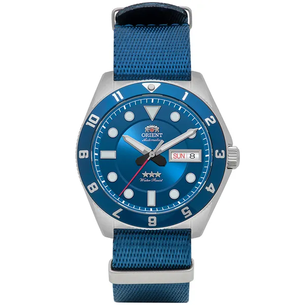 Orient 3 Estrelas Automático Sports Land YN6SN027 Azul