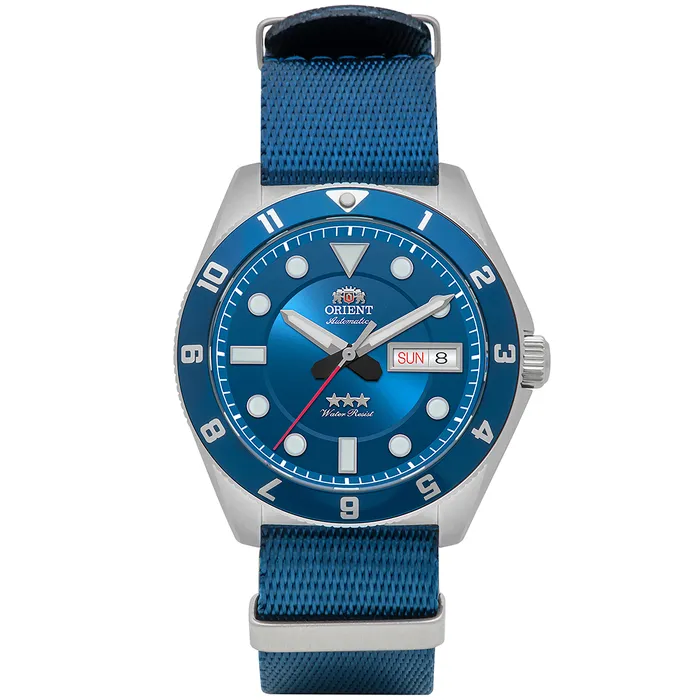 Relógio Orient Automático Sport Land YN6SN027 Safira | Taniguchi