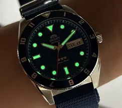 Relógio Orient Automático Sport Land YN6SN027 Safira | Taniguchi - imagem 6