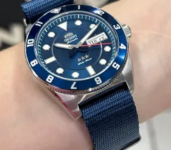 Relógio Orient Automático Sport Land YN6SN027 Safira | Taniguchi - imagem 5