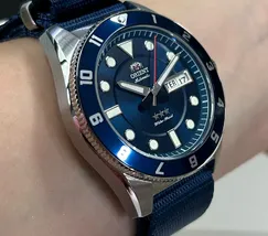 Relógio Orient Automático Sport Land YN6SN027 Safira | Taniguchi - imagem 3