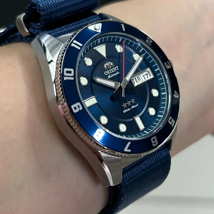 Relógio Orient Automático Sport Land YN6SN027 Safira | Taniguchi