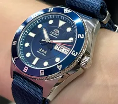 Relógio Orient Automático Sport Land YN6SN027 Safira | Taniguchi - imagem 4