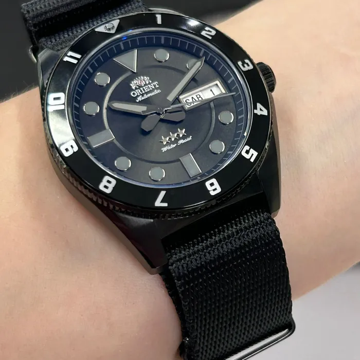 Relógio Orient Automático Sport Land YN6PN027 Safira - Black - Taniguchi