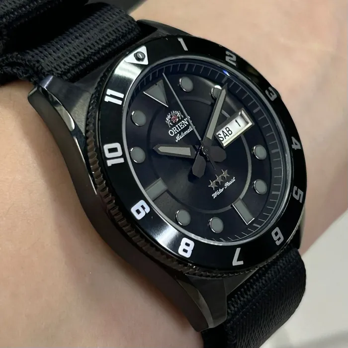 Relógio Orient Automático Sport Land YN6PN027 Safira - Black - Taniguchi