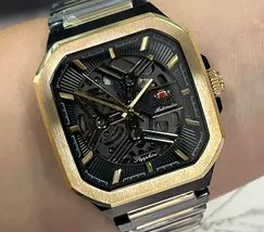 Relógio Orient Automático Skeleton NH7MM008 Safira | Taniguchi - imagem 1