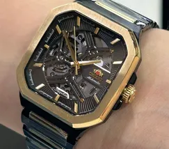 Relógio Orient Automático Skeleton NH7MM008 Safira | Taniguchi - imagem 3