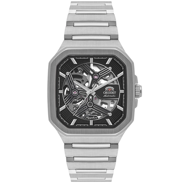 Orient Classico Automático Esqueleto NH7SS008 Grafite