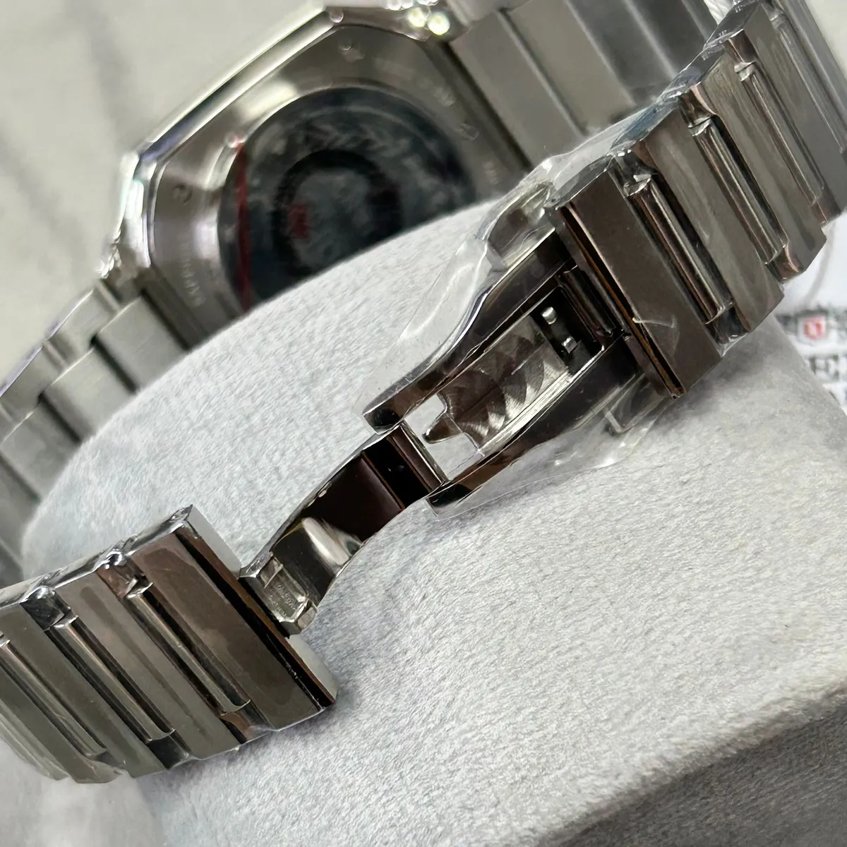 AS① Relógio Orient Automático Skeleton NH7SS008-G1SX Safira