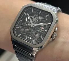 Relógio Orient Automático Skeleton NH7SS008-G1SX Safira - imagem 4