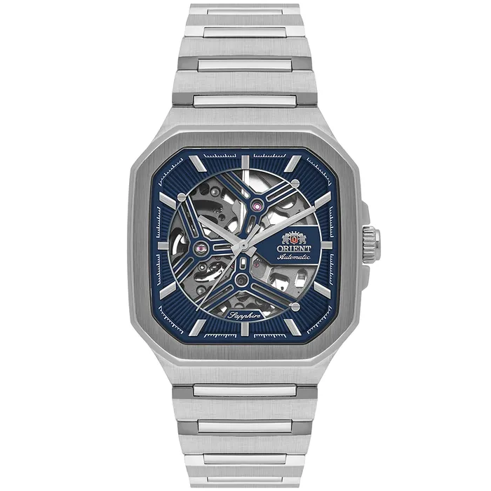 Relógio Orient Automático Skeleton NH7SS008 D1SX - Prateado