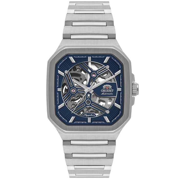 Relógio Orient Automático Skeleton NH7SS008 D1SX - Prateado