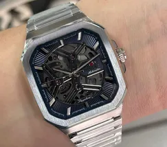 Relógio Orient Automático Skeleton NH7SS008 D1SX - Prateado - imagem 1