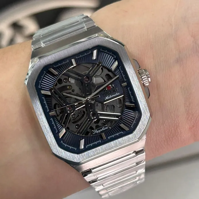 Relógio Orient Automático Skeleton NH7SS008 D1SX - Prateado