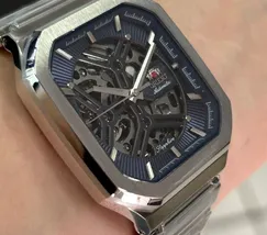 Relógio Orient Automático Skeleton NH7SS008 D1SX - Prateado - imagem 4