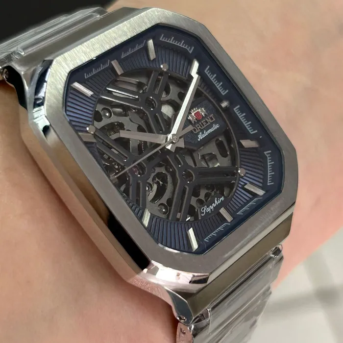 Relógio Orient Automático Skeleton NH7SS008 D1SX - Prateado