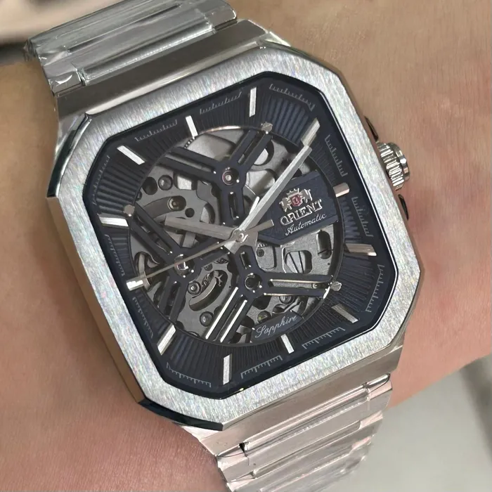 Relógio Orient Automático Skeleton NH7SS008 D1SX - Prateado