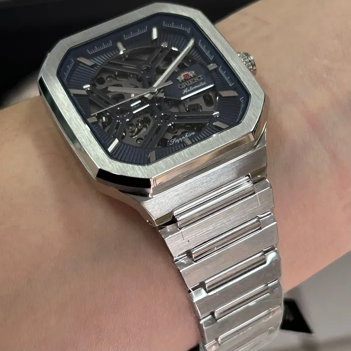 Relógio Orient Automático Skeleton NH7SS008 D1SX - Prateado