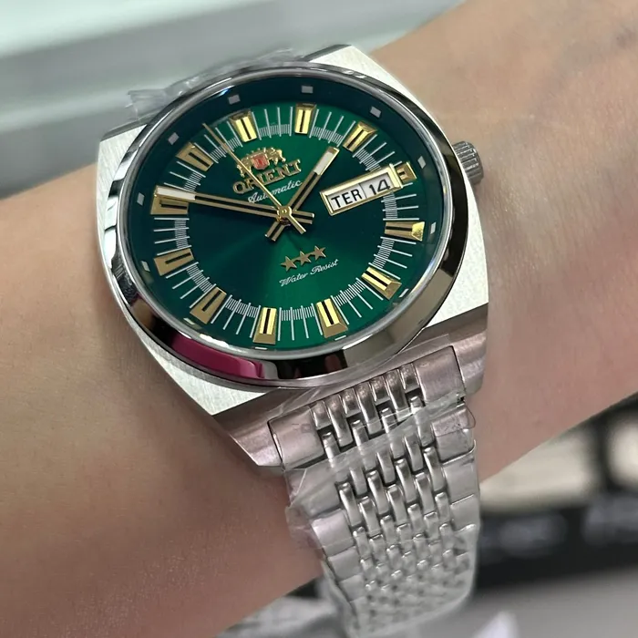 Relógio Orient Automático Heritage YN6SS018 E1SX Safira - Taniguchi